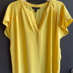 Banana Republic Yellow Blouse Medium